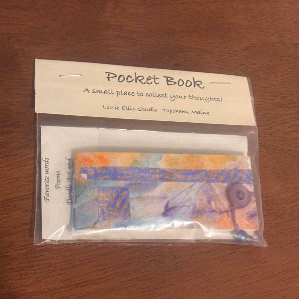 Miniature pocket book featuring a